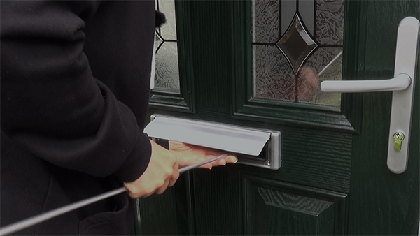 Weather Resistance Performance for Wood or uPVC Doors Anti Vandal Premium Secure Letter Box Mirror Polished Anti Snap Flap UAP 12 Inch iPlate Door Letterbox Anti Burglar
