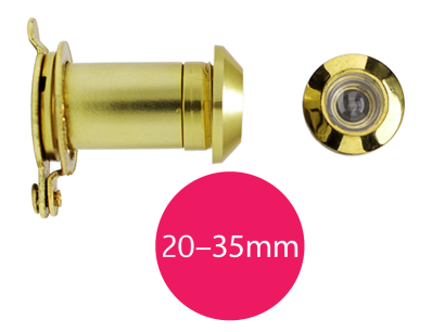 12mm uPVC Door Viewers (20-35mm)