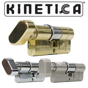 Kinetica Child Safe Thumb Turn 3* Kitemarked Euro Cylinder