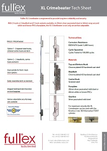 Fullex XL Crimebeater Multi Point Lock | Secured By Design | PAS24