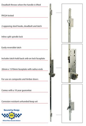 Fullex Crimebeater 220 Pro Multi Point Lock | Secured By Design | PAS24