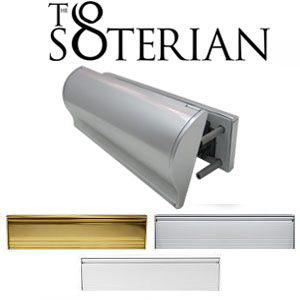 The Soterian TS008 Stainless Steel Letterplate