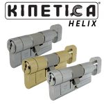 Kinetica HELIX Thumb Turn 3* Kitemarked Euro Cylinder