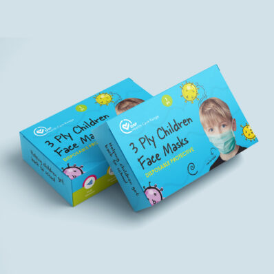 Children’s 3 Layer Face Masks Box of 5