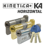 Kinetica+ K4 Horizontal Helix Thumb Turn 3* Kitemarked Euro Cylinder